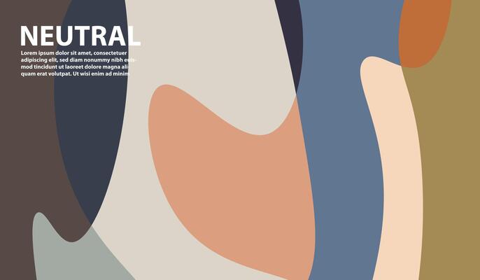 Elegant and beautiful neutral colored background for design, with free space