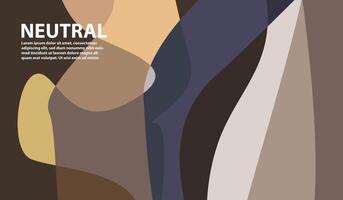 elegante y hermosa neutral de colores antecedentes para diseño, con gratis espacio vector