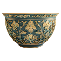 3D Rendering of a Antique Chinese Bowl on Transparent Background png