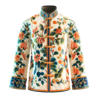 3D Rendering of a Chinese Traditional Dress on Transparent Background png