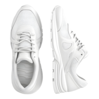 White Fashion Shoes on Transparent background png