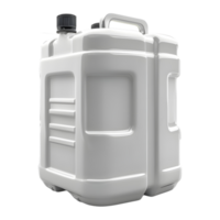 blanc gros Plastique bouteille sur transparent Contexte png