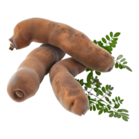 3D Rendering of a Tamarind on Transparent Background png