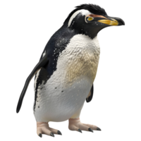 3d representación de un pingüino en transparente antecedentes png