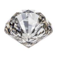 Large white diamond with refraction effect png