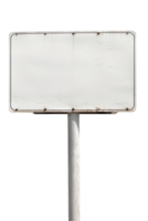 White empty road sign cut out image png