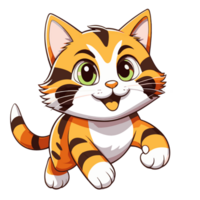 beautiful cat illustration png