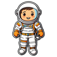 Illustration von ein Astronaut Kind png