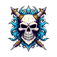 demon skalle illustration png