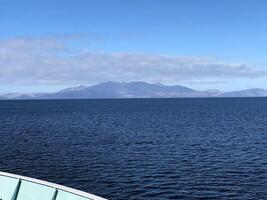 un ver de el isla de Arreglar desde el mar foto