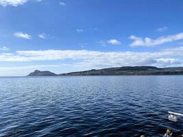 A view of the Isle of Arran from the sea photo