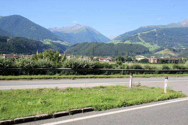 A view of the Austrian Mountains in the summer