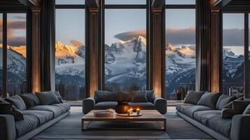 Luxurious Mountain Retreat with Breathtaking Alpine Vistas photo