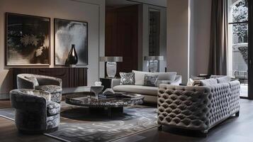Refined and Sophisticated Living Space Exuding Timeless Elegance photo