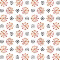 Network uncommon trendy multicolor repeating pattern illustration background design vector