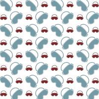Virtual reality sublime trendy multicolor repeating pattern illustration background design vector