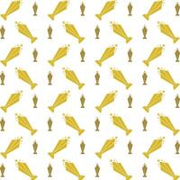 Trophy sublime trendy multicolor repeating pattern illustration background design vector