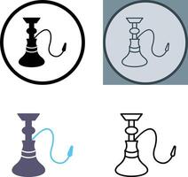 Unique Hookah Icon Design vector