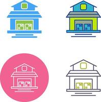 Warehouse Icon Design vector