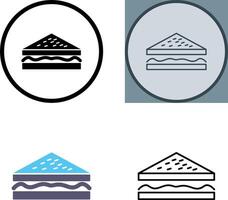 Unique Sandwich Icon Design vector