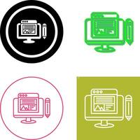 Web Design Icon Design vector