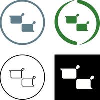 Unique Chatting Icon Design vector