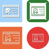 Unique Quality Assurance Icon Design vector