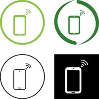 Unique Connected Device Icon Design vector