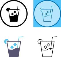 Unique Whiskey Sour Icon Design vector