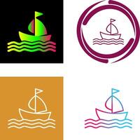 Boat Icon Design vector