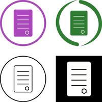 Unique Reports Icon Design vector