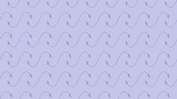 Lilac seamless pattern with purple arrows. Curved darts with heart-shaped tips. Valentine's Day holiday background texture, romantic wedding design. Illustration of love in flat style vector