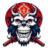 pirate monkey skull png