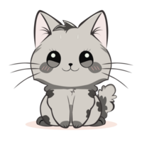 cute cat who loves to play png