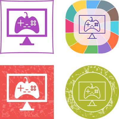 Unique Online Games Icon Design