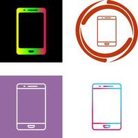 Cell Phone Icon Design vector