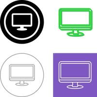 Monitor Icon Design vector