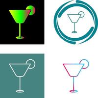 Cocktail Drink Icon Design vector