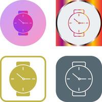 Wrist Watch Icon Design vector