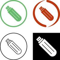 Unique USB Drive Icon Design vector