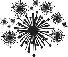 Luminous Legacy for Firework Display Spectacular Spritz Emblematic of Firework Sparks vector