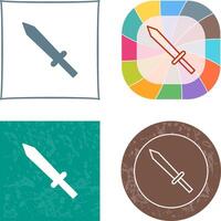 Unique Sword Icon Design vector