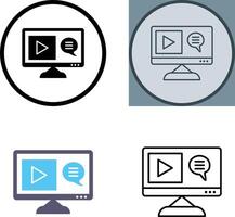 Unique Content Production Icon Design vector