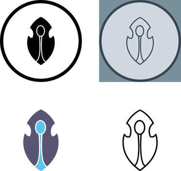 Unique Game Character Icon Design vector