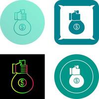 Unique Money Sharing Icon Design vector