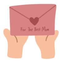 Letter for the best Mom png