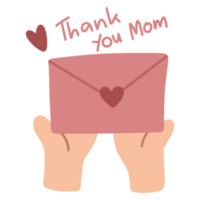 Letter for best Mom png