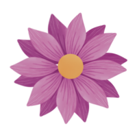 roxa cosmos flor em forma png