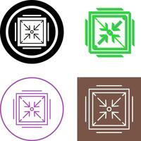 Minimize Icon Design vector