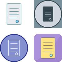 Unique Reports Icon Design vector
